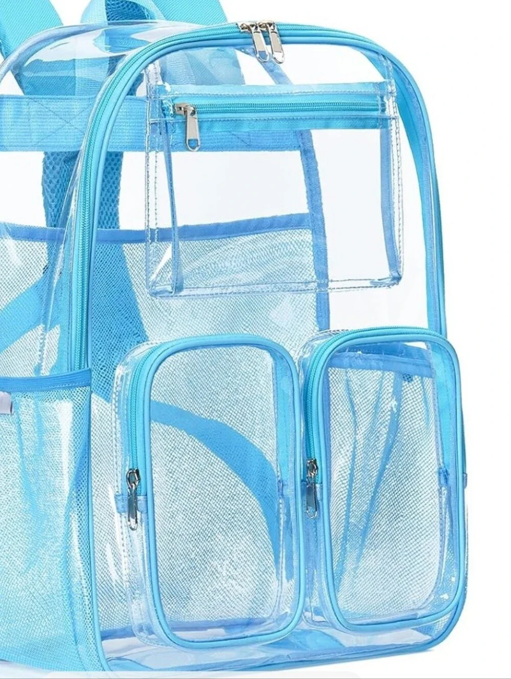NWOT Clear Backpack Heavy Duty Clear for School And Concerts